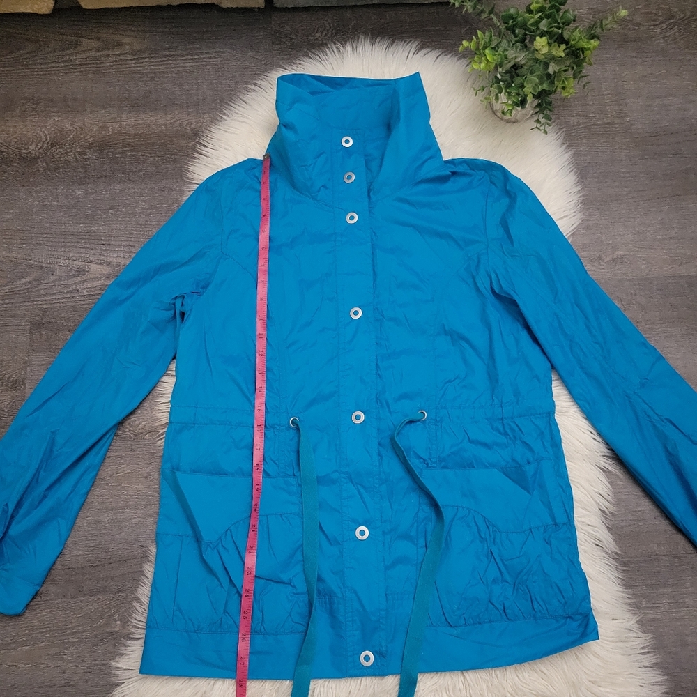 Pendleton Lightweight Windbreaker Aqua Jacket Siz… - image 4